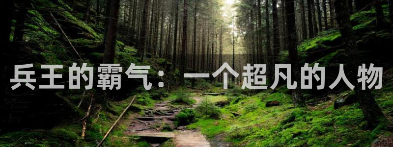 漫画贝勒漫画：兵王的霸气：一个超凡的人物